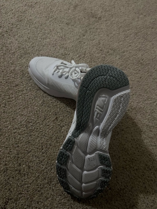 Fila Kids White Sneakers with Pink Lining - Picture 2 of 2